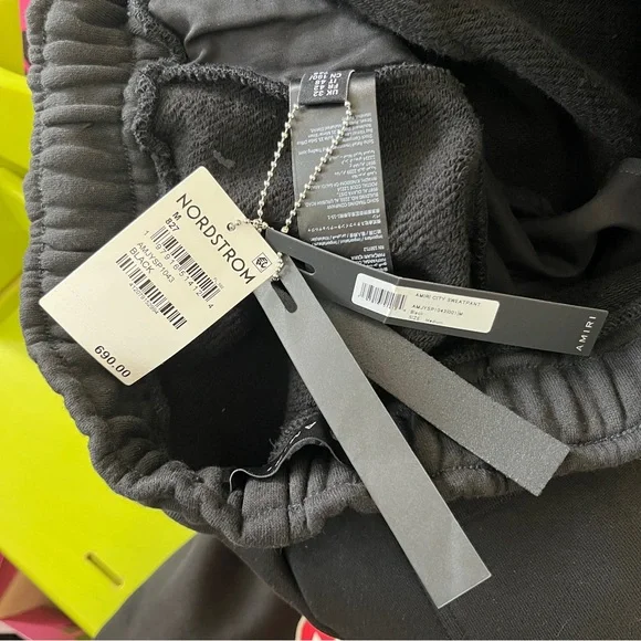 AMIRI City Zip-Pockets Straight-Leg Relaxed-Fit Cotton-Jersey Jogging Bottoms - Picture 11 of 12